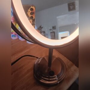Vintage Conair Illuminated Two Sided Makeup Mirror